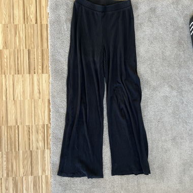 Pantalon plissé noir