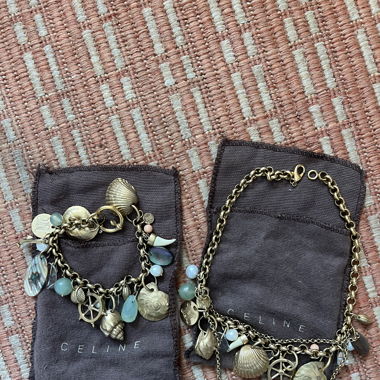 Celine bracelet and a necklace with dust bags