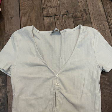t shirt décolleté blanc