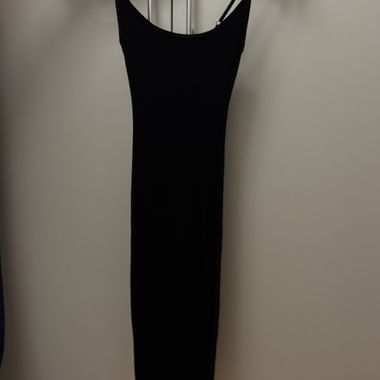Schwarzes Slipkleid