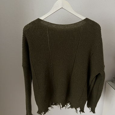 Pull vert foncé 