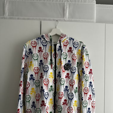 Philipp Plein Zip Jacke mit Monogramm