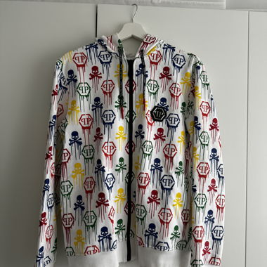 Philipp Plein Zip Jacke mit Monogramm