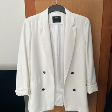 Bershka weisser Blazer Gr. S