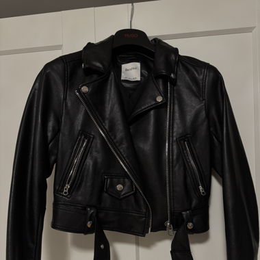 Kunstleder Jacke