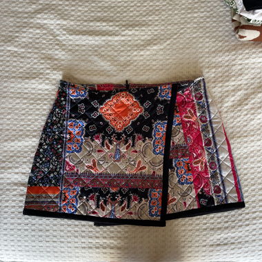 Unique print skirt