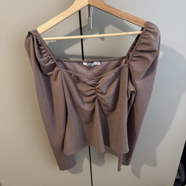 NA-KD Offshoulder Oberteil altrosa