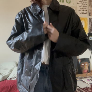 Leder jacke