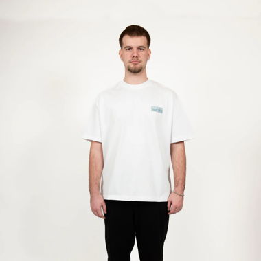 Y2K Tee shirt mit backprint