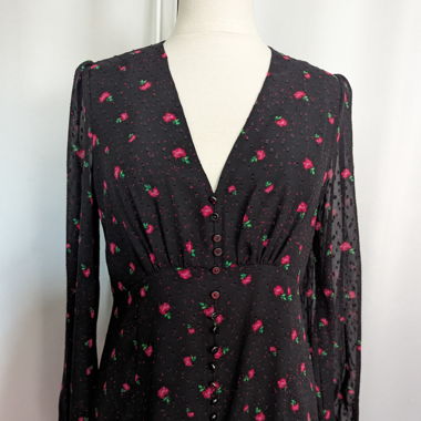 Geblümtes Maxikleid