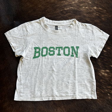 T-shirt cropped Boston