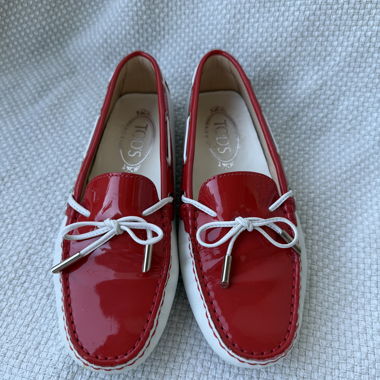 Mocassini Tod's Rosso e Bianco