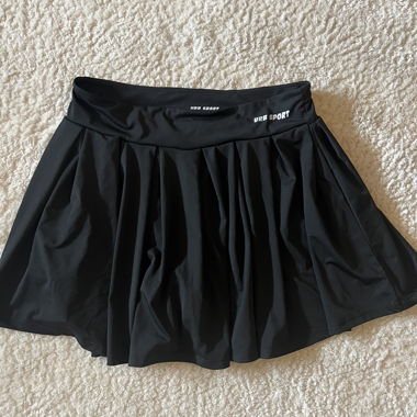 URB SPORT Black Pleated Tennis Skirt