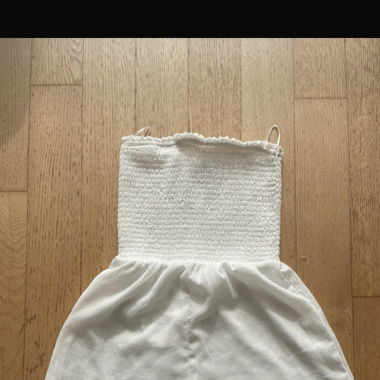 short bodysuit white 
