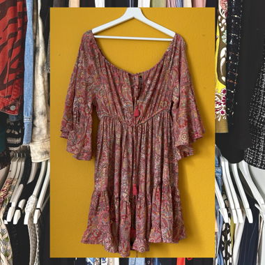 Floral Boho dress size M 