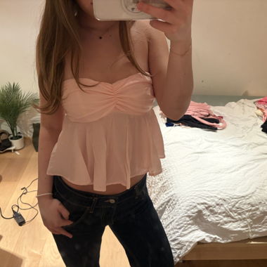 Haut tube fluide rose