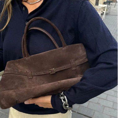 Braune Uni Tasche