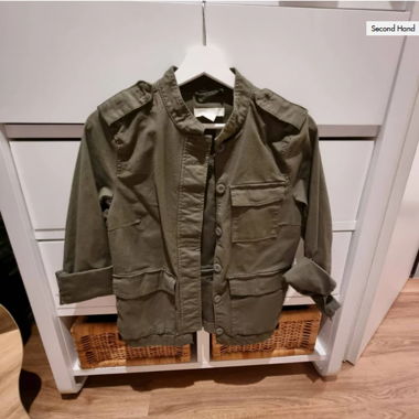 grüne Jacke