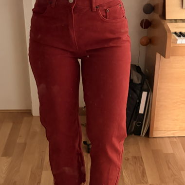Pantaloni rossi Pull&Bear