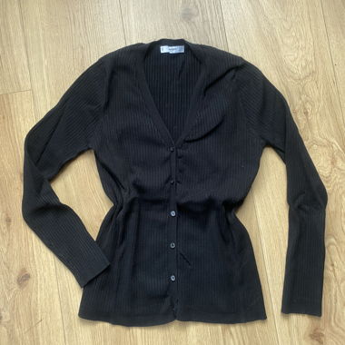 Black Button Cardigan