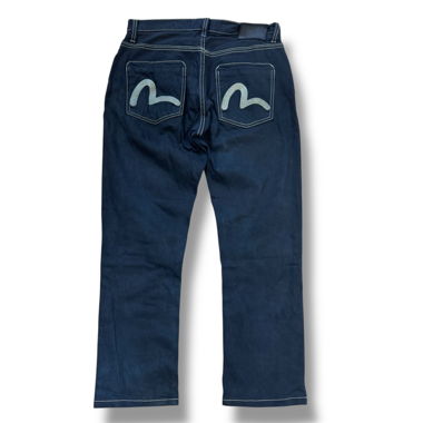 Evisu vintage ripped women’s denim jeans