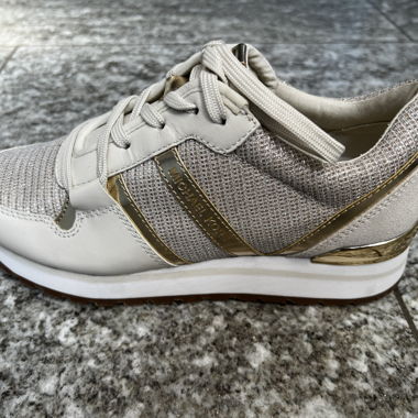 Michael Kors Sneakers Weiss-Gold