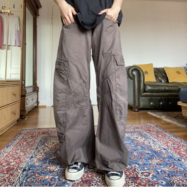 Braune Baggy Hose