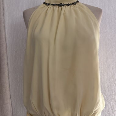 Yellow Sleeveless Top