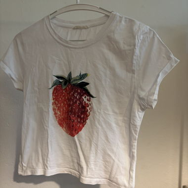 Camicia corta STRADIVARIUS fragola