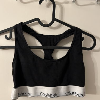 Top bustier Calvin Klein nero