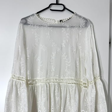 summer dress boho xl 42 size zara white short mini
