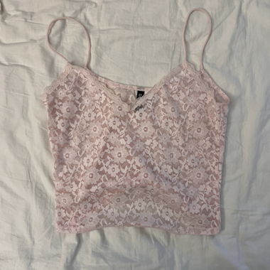 flower top, see-through, size S