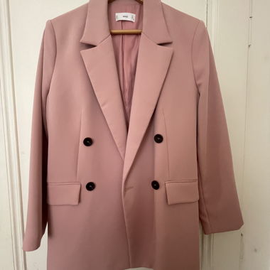 Blazer in hellem Rosa von Mango Grösse 40