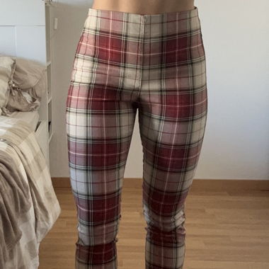 Karrierte Hose