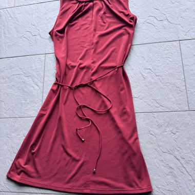 Orange sleeveless dress size S
