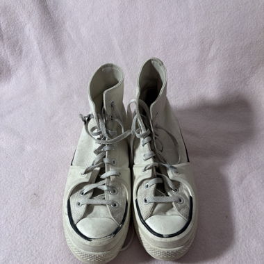 Converse weisse Platform