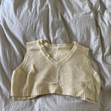 Pullunder creme