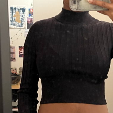 Black Crop Top