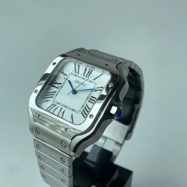 Cartier Santos Mod “White”