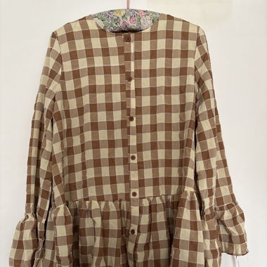Plaid Kleid Tall