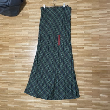 Gonna maxi verde