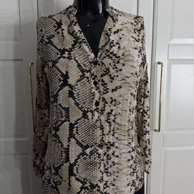 Blusa con stampa serpente XS