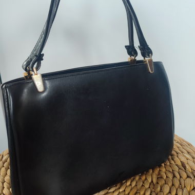 Sac a main cuir véritable vintage