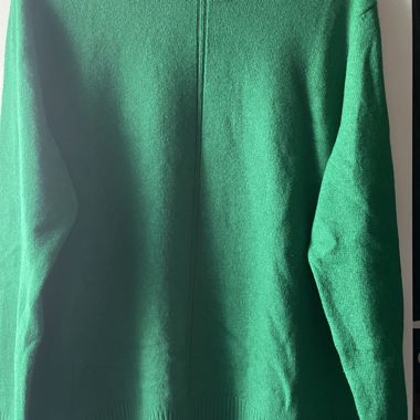 Grüner Strickpullover XXL