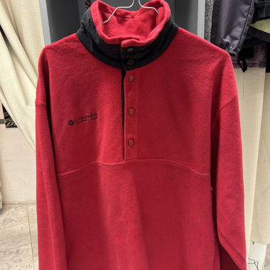 Pile Columbia vintage rosso taglia M 