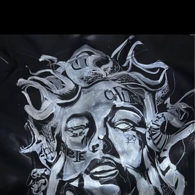 Lederjacke ‘Jusqu‘ici tout va bien / Medusa‘