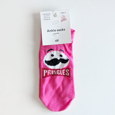 Chaussettes courtes Pringles Rose
