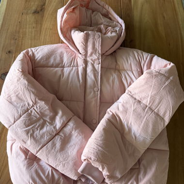 Giacca imbottita rosa