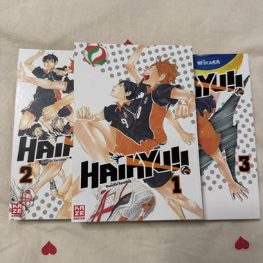 Haikyu!! Manga Tomes 1-3