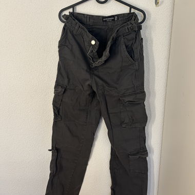 Jeans cargo baggy grigio taglia 38